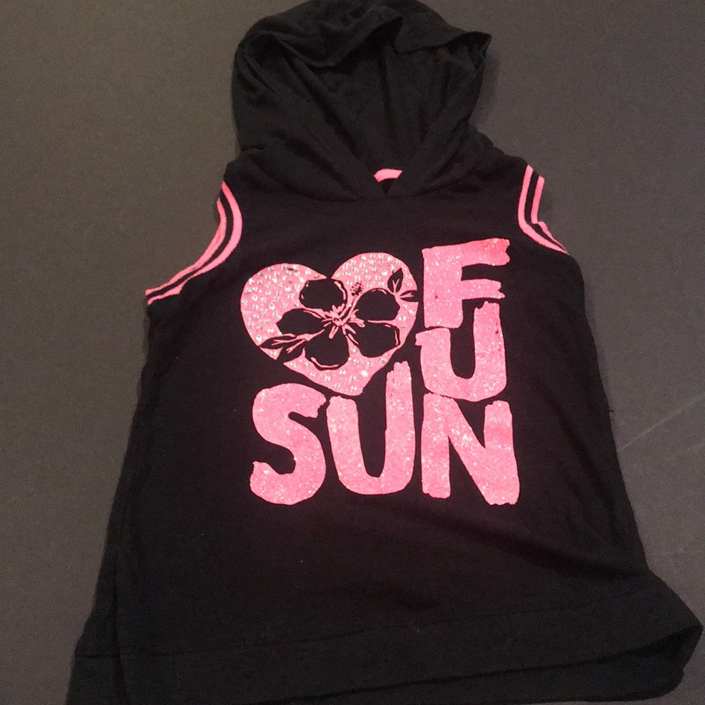 Justice Hooded Sleeveless T-Shirt